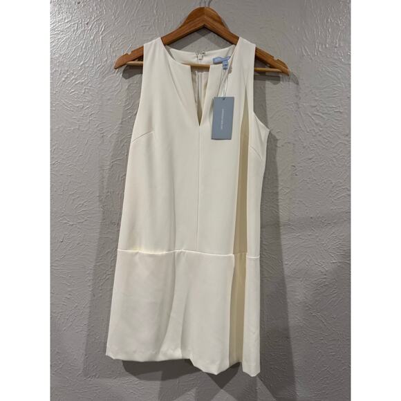 Antonio Melani Maui Refresh Winter White Sheath Dress Size 2 - Picture 4 of 9